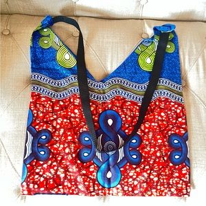 African Print Tote Bag